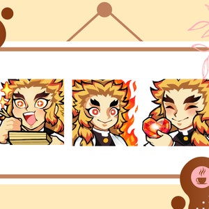 Hashira Anime Emote Bundle for Twitch and Discord