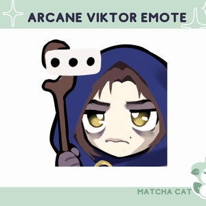 Emote Viktor Arcane / Emote League of Legends per lo streaming su Twitch Discord e Youtube / Jinx Vi Caitlyn Ekko Warwick
