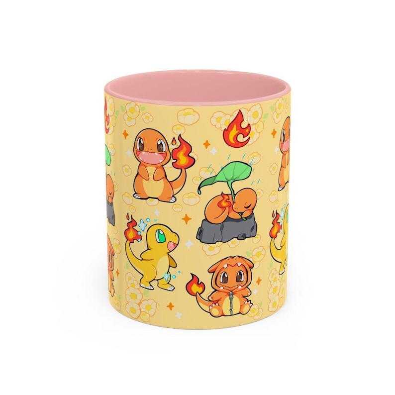 Poke Mug: #4 / Anime and Gaming Home decor / Kawaii Gift / Poke Birthday / Personalized Mug / gamer gifts / gaming decor / poke gift image 8
