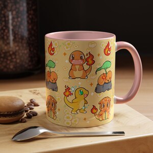 Poke Mug: #4 / Anime and Gaming Home decor / Kawaii Gift / Poke Birthday / Personalized Mug / gamer gifts / gaming decor / poke gift image 3