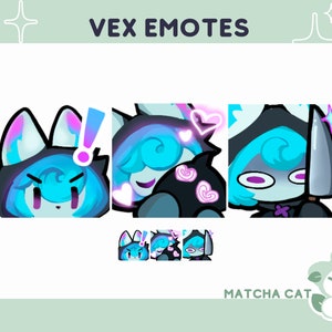 League of Legends Vex Emote Bundle / LoL Emotes for Streaming on Twitch and Discord / Gaming /