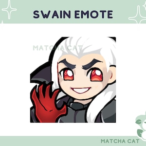 Emote Swain / Emote League of Legends per lo streaming su Twitch Discord e Youtube / Jinx Vi Caitlyn Ekko Warwick