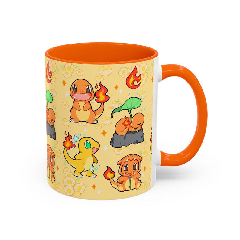 Poke Mug: #4 / Anime and Gaming Home decor / Kawaii Gift / Poke Birthday / Personalized Mug / gamer gifts / gaming decor / poke gift image 6