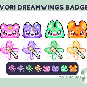 VALORANT Evori Dreamwings Badge Bundle for Twitch YouTube Kick Discord Stream Badges/ Discord Roles/ Bit Badges / Twitch Sub Badges /