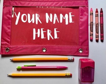 Personalized Pencil Pouch