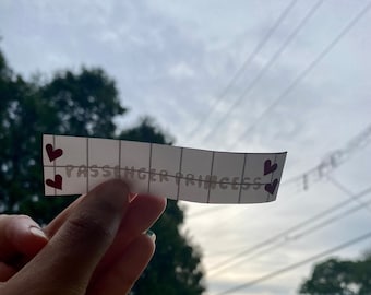 Passenger princess mirror decal