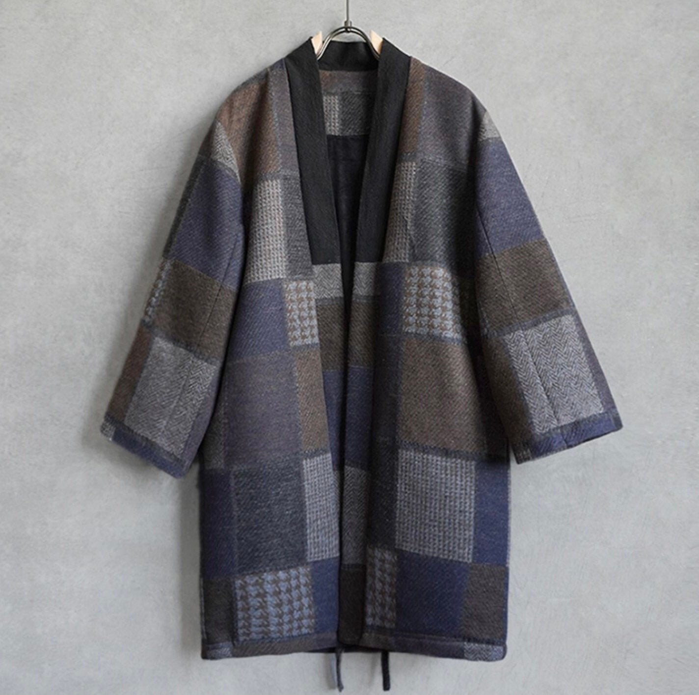 Indigo Union Handmade Brown Checked Cotton With Warm Flannel - Etsy