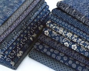 Japanese Handmade Fabrics Mid Weight Sashiko Cotton for Garment Creation Projects, Clothing Crafts