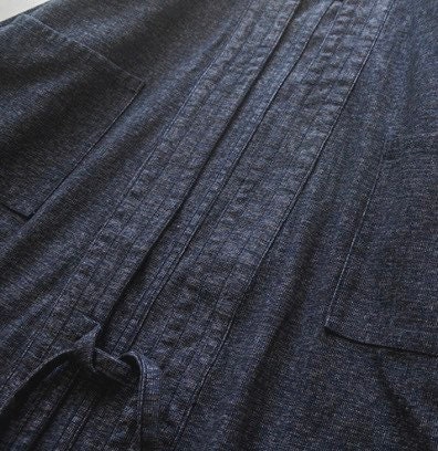 Japanese Haori Flex Fabric Kimono Noragi 3/4 Sleeve Hanten | Etsy