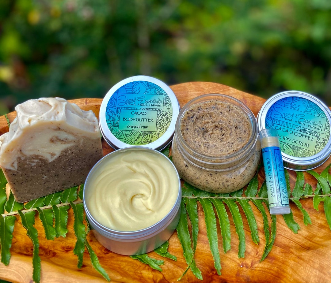 Coffee Cacao Gift Set With Cacao Soap Cacao Coffee Body Etsy