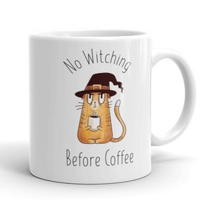 No Witching Before Coffee Mug | Halloween Gift | Witch Cup | Fall Gift | Funny Mug