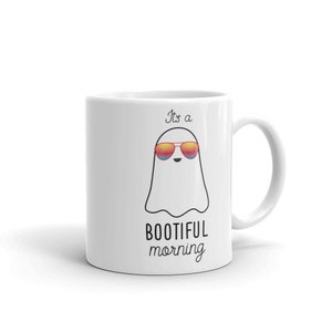 It's a BOOTIFUL Morning Coffee Mug Halloween Gift Fall Gift Halloween mug Ghost Mug image 4