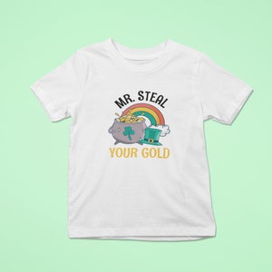 Cute St Patricks Shirts Steal Your Gold Toddler St Pattys Shirt Kids St Paddys Day T-Shirt Baby Lucky Charm Onesie zdjęcie 3