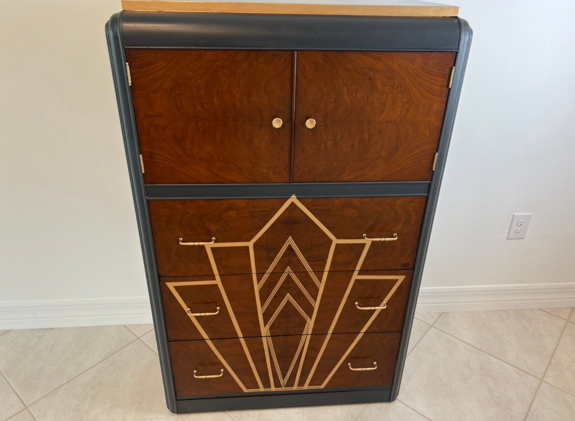 1920s Art Deco Multiprupose Cabinet Etsy