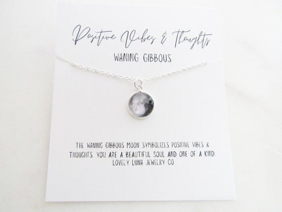 Waning gibbous necklace Clearance
