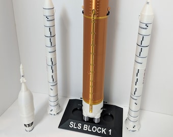 NASA SLS Artemis Spacelauncher System Block 1, Detailliertes Modell 1:144 27"Orion & Service Modul, Abnehmbare Trägerraketen