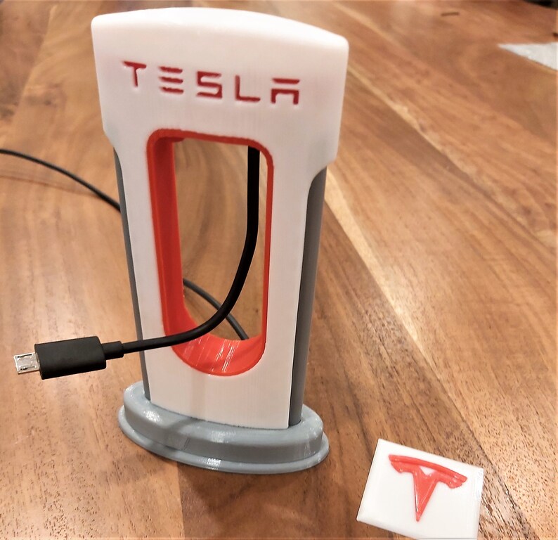 Tesla Cybertruck Supercharger Phone Charger 5.512 Inches Etsy