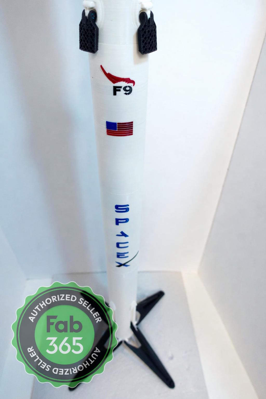 Detachable Toe Rockets Falcon 9 Rocket Detailed Model 42