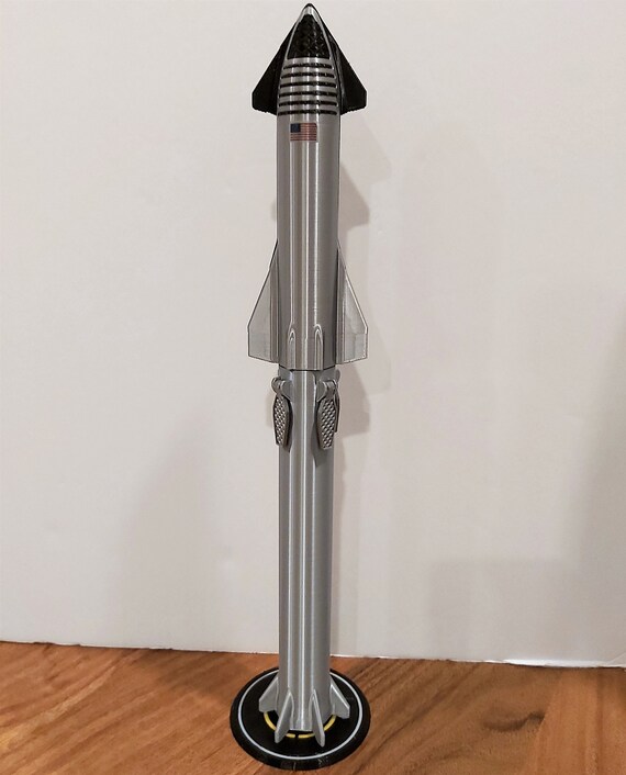 SpaceX Starship & OPTIONAL Super Heavy Rocket Model Etsy