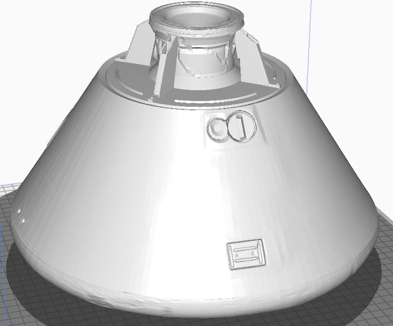 NASA Apollo Command Module - LARGE MODEL 1:10-30 Scale 4-18