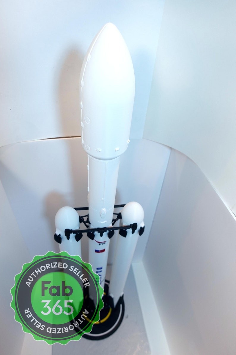 Detachable Toe Rockets Falcon Heavy Rocket Detailed Model 42