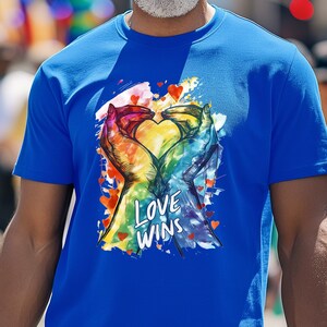T-Shirt “Love Wins” Unisex Pride - Queer gift for men and women - in different colors and sizes