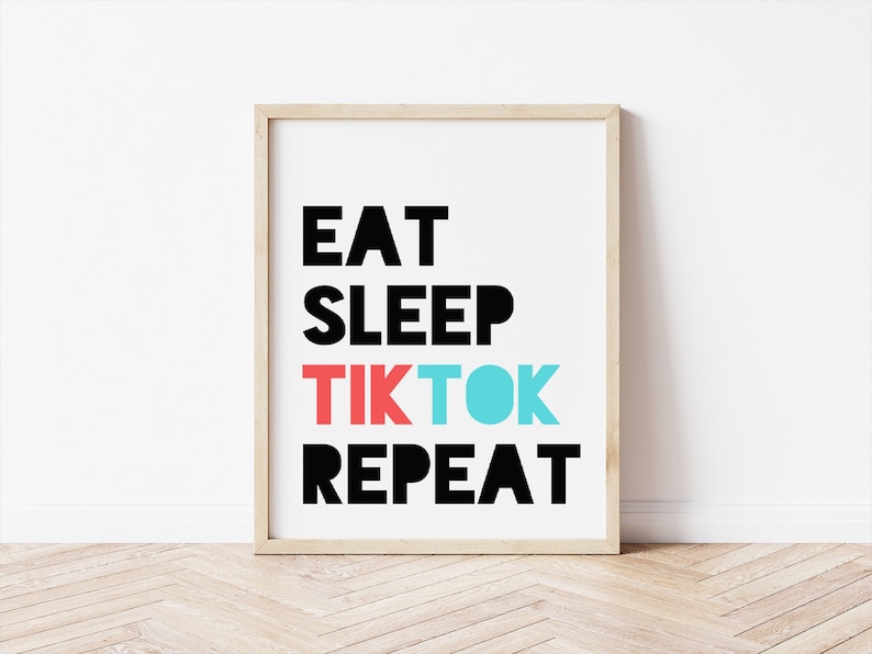 Tik Tok Wall Print