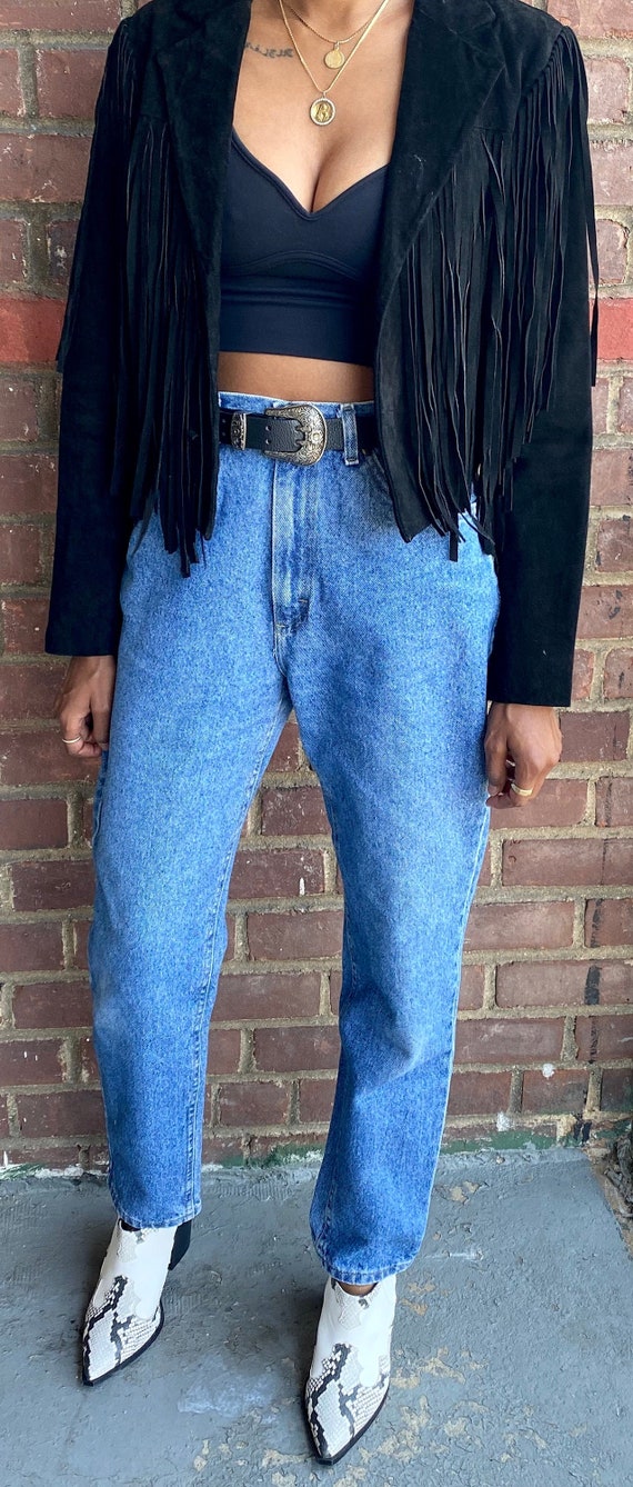 Lee Vintage Dark Washed Denim Mom Jean, vintage, d