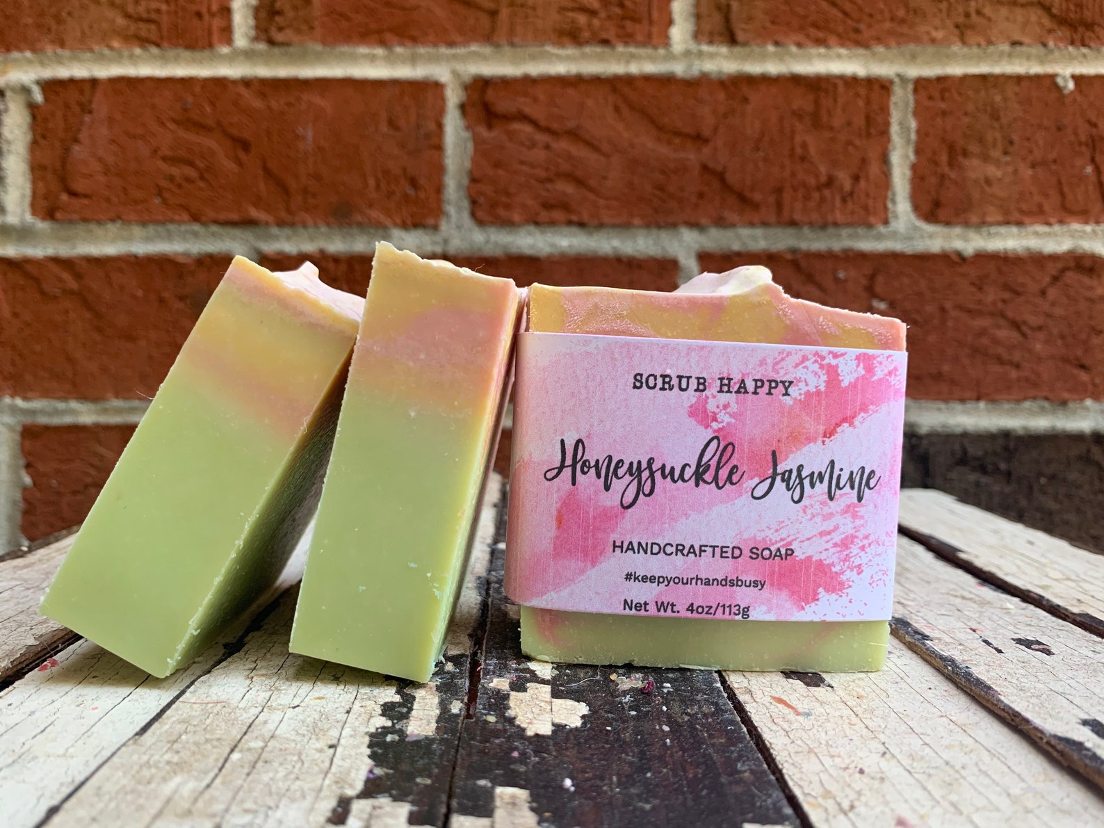 Honeysuckle & Jasmine Handmade soap Natural soap Skin care Etsy