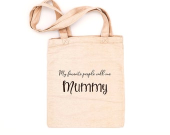 MOTHERS DAY TOTE  mummy tote bag  canvas bag  mothers day gift  my favorite people  tote bags for women  mummy bag  canvas tote bag