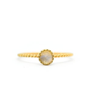 Moonstone Ring, Gold Moonstone Ring, Silver Moonstone Ring
