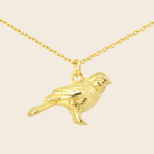 Collier pendentif oiseau, collier petit oiseau, pendentif petit oiseau, petit pendentif animal