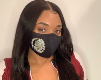 Strass Jungfrau Sternzeichen Gesichtsmaske: Astrologie Geschenk