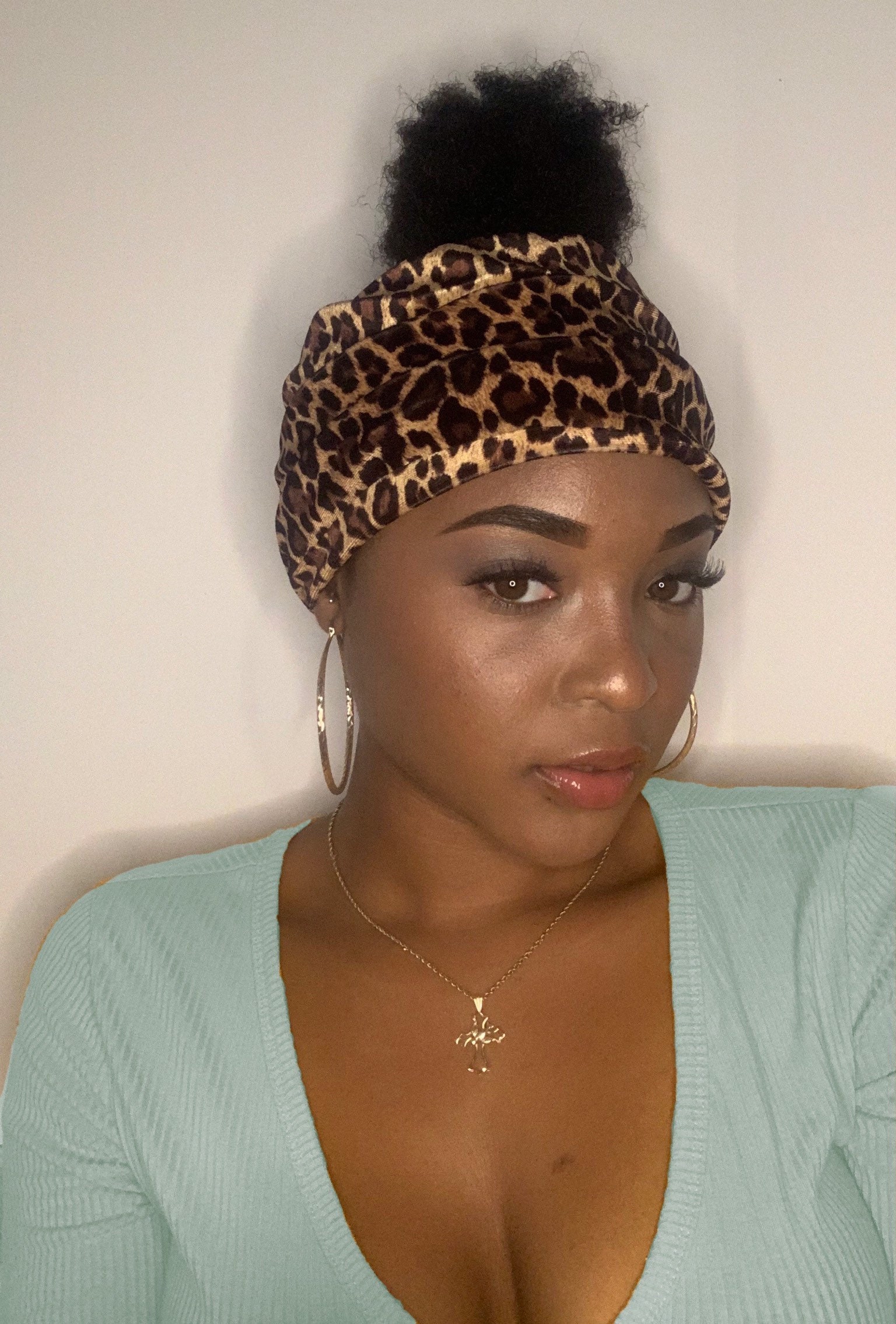 Stylish Headband Set - Black, Green, and Leopard Print $_57.JPG?set_id=880000500F main image 4