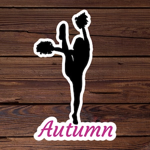 Cheerleader Stickers, Cheerleading Gifts, Birthday Gift, Best Friend Gift,
