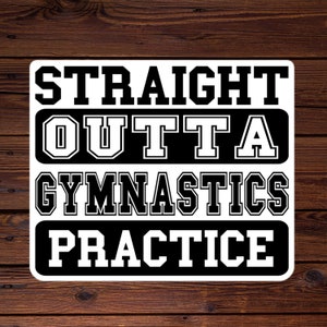 Gymnastik Sticker, Gymnastik Geschenk, Geburtstagsgeschenk, Tochter Geschenk von Mama,