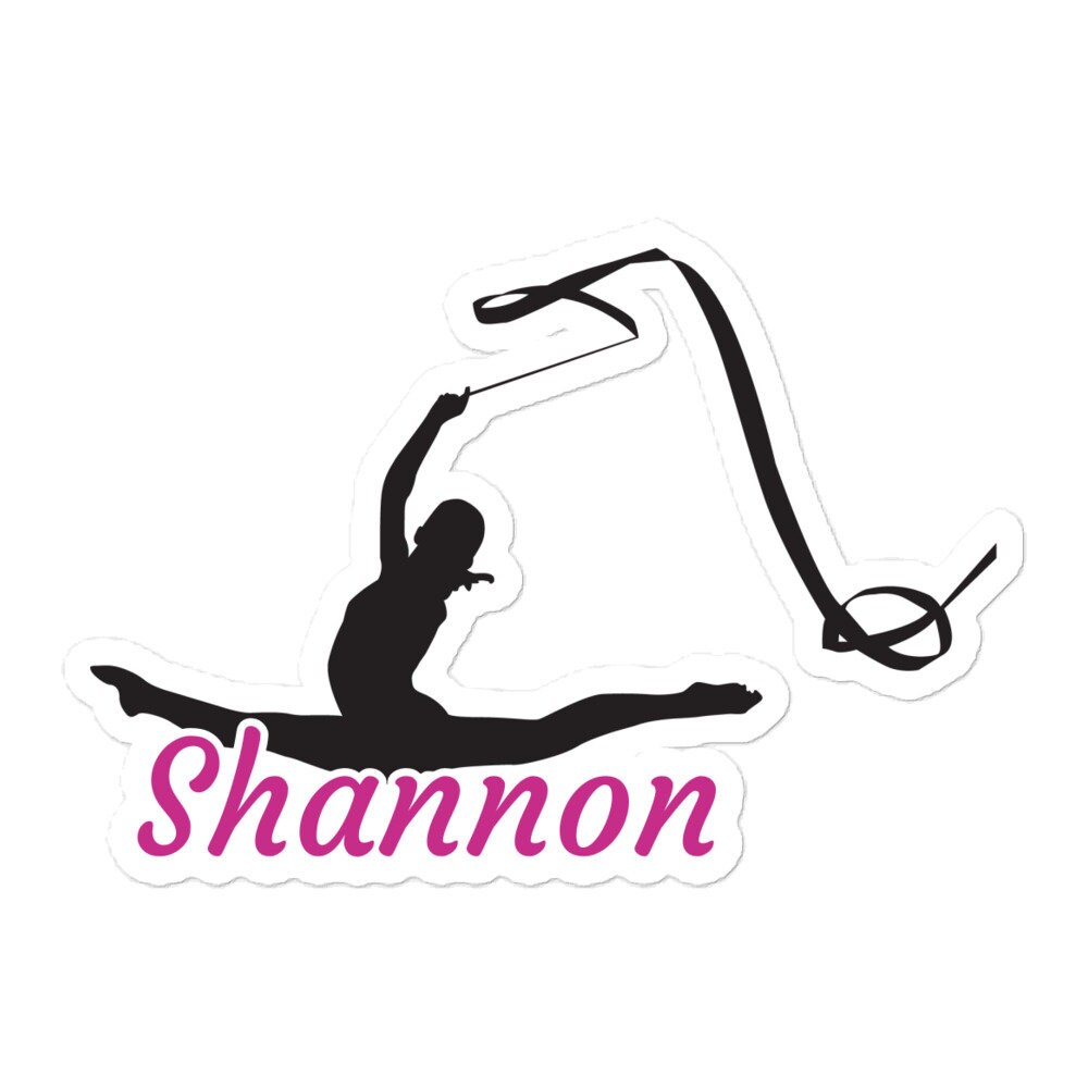 Rhythmic Gymnastics Sticker Gymnastics Gift Birthday Gift Etsy