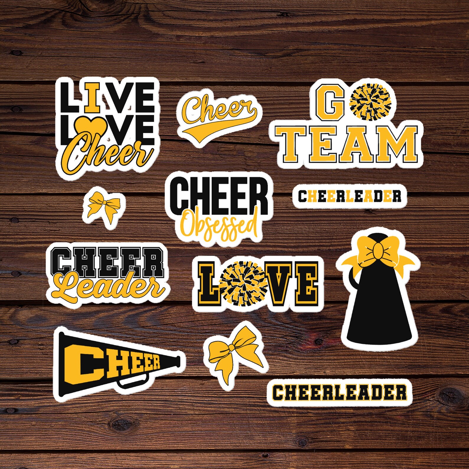Cheer Sticker Pack, Cheerleader Gifts, Birthday Gift, Best Friend Gifts ...