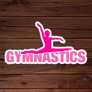 Pegatina de gimnasia, regalos de gimnasia, regalo de cumpleaños, regalos de adolescentes,
