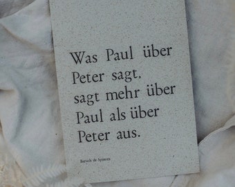 Postcard "Paul & Peter" stamped saying