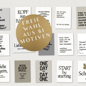 Postkarten individueller Mix - Karten Set aus gestempelten Karten für viele Anlässe