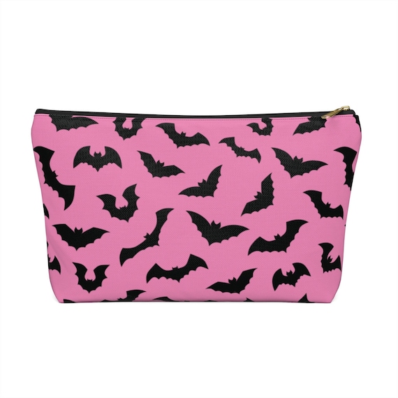 Pastel goth pink bats spooky Bath Mat by GriffyPrints