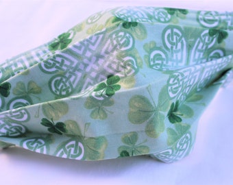 Celtic Cloth Face Mask 4 Ply with Nose Wire 100% Cotton Irish,  Celtic, spring, gifts, gift
