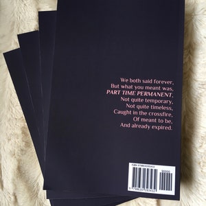 Part Time Permanent signed poetry book image 2