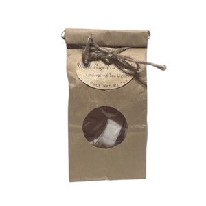 Tea Lights White Sage and Lavender | Used for centuries to promote relaxation and peace | Aromatherapy | Soy Wax |