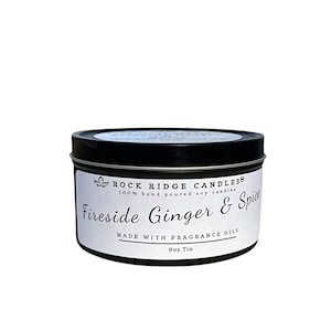 Fireside Ginger & Spice Soy Wax Candle