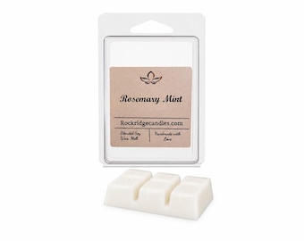 Rosemary Mint Soy Wax Melts | Each melt is handcrafted in Colorado with only the finest ingredients and make a great addition to any home