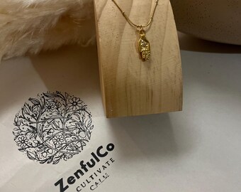 18K Gold-Plated Zirconia Eye Pendant Necklace- mindful living- zen lifestyle-Spiritual Protection-Self-Care Ritual-Metaphysical Tool-Intenti