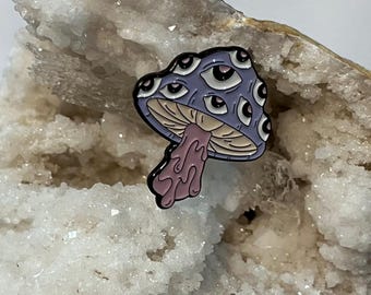 Divine Insight Mushroom Pin