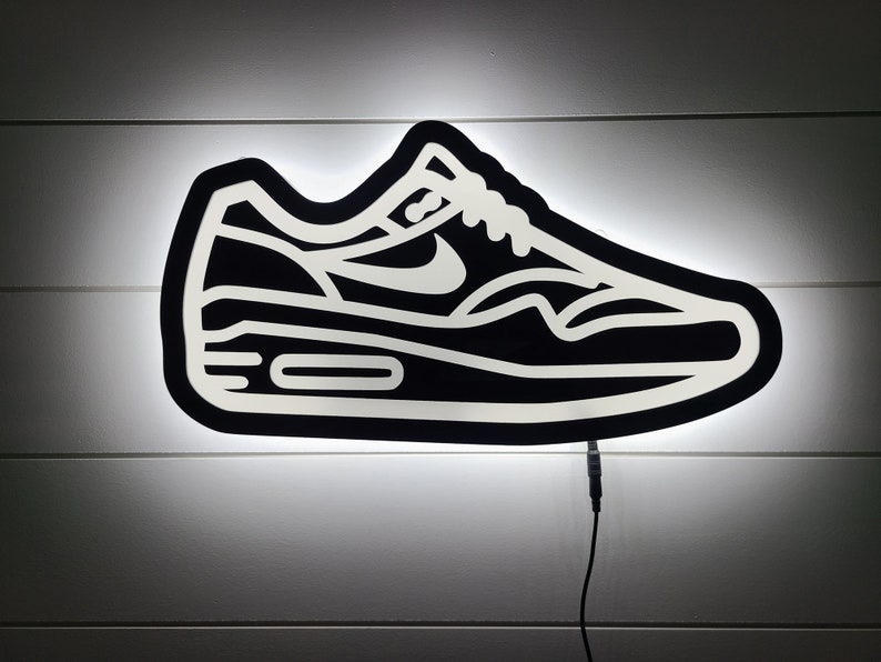 Nike Air Max Silhouette Backlit LED Sign Hype Wall Art | Etsy